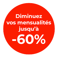 Diminuez vos mensualités jusqu'à